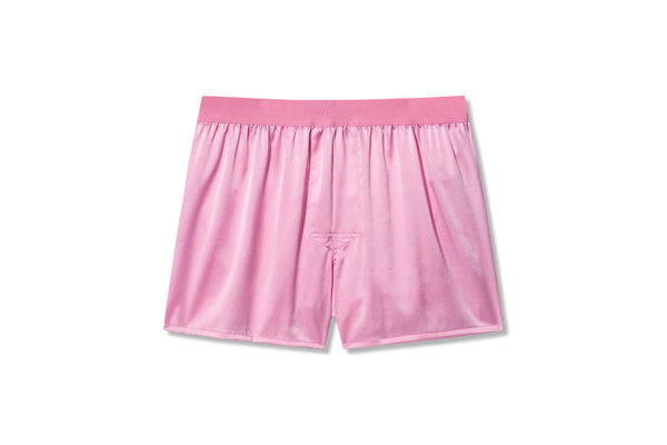 Men's Silk Boxer Shorts in Pink – CHUOCHU