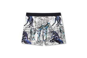 Open image in slideshow, Men&#39;s Printed Silk Boxer Shorts in Rancho
